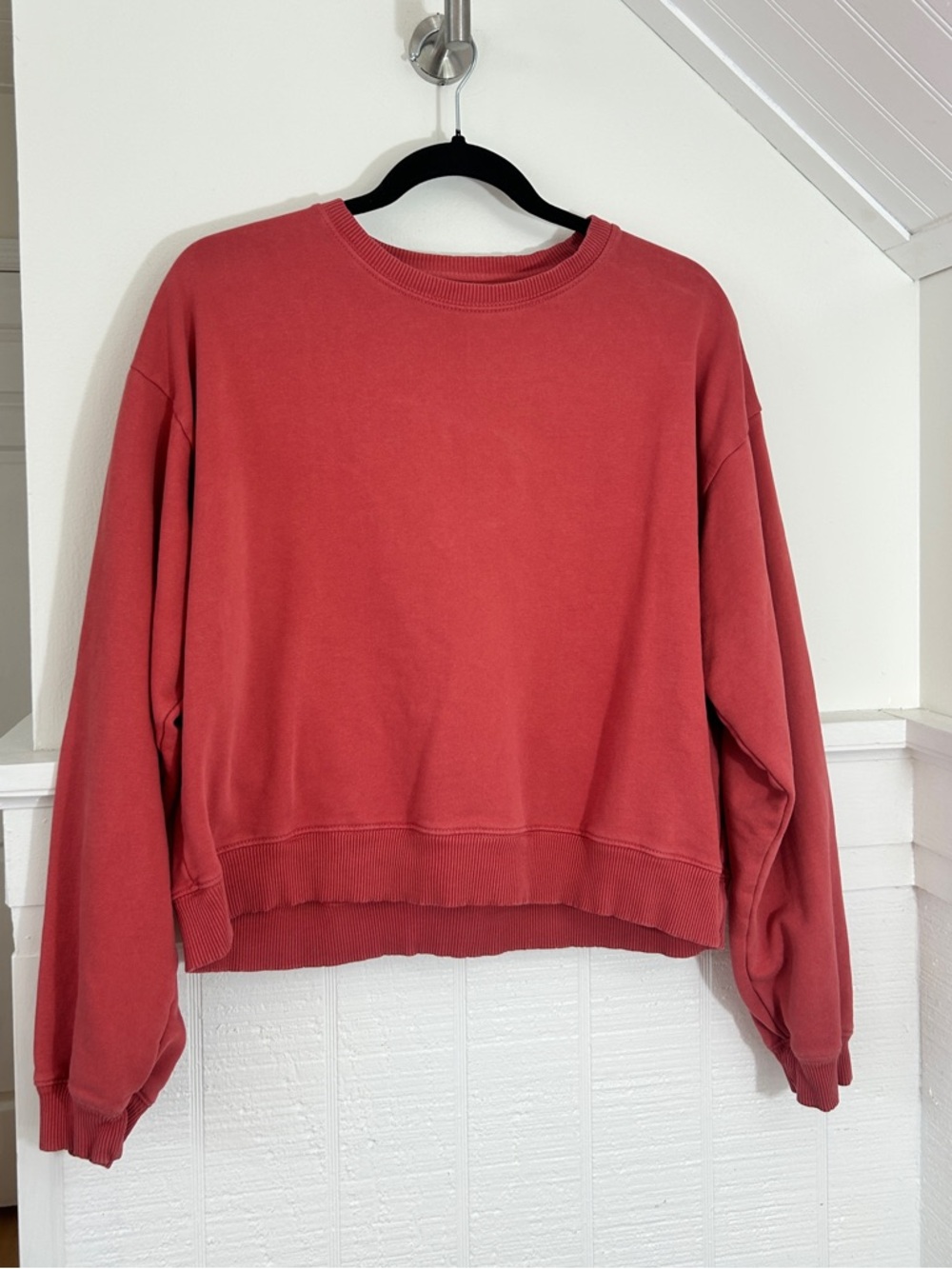 American Eagle Dusty Mauve Pink Crew Neck Sweatshirt Top size Medium